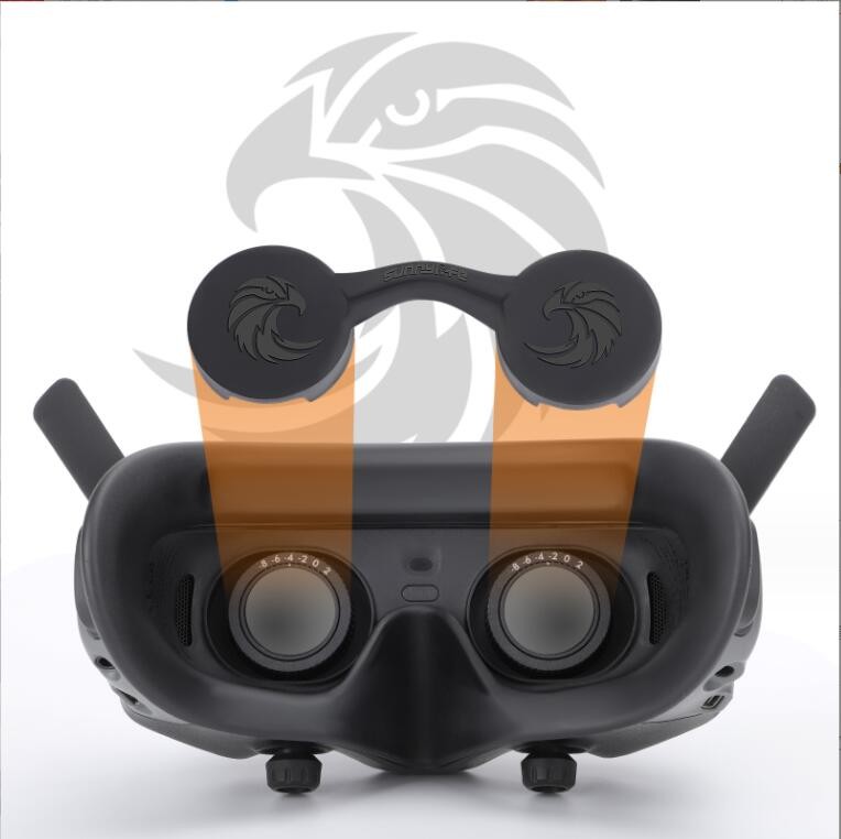 Silicone For DJI Avata Goggles2 Lens Protective Cover Dust Scraper VR Glasses