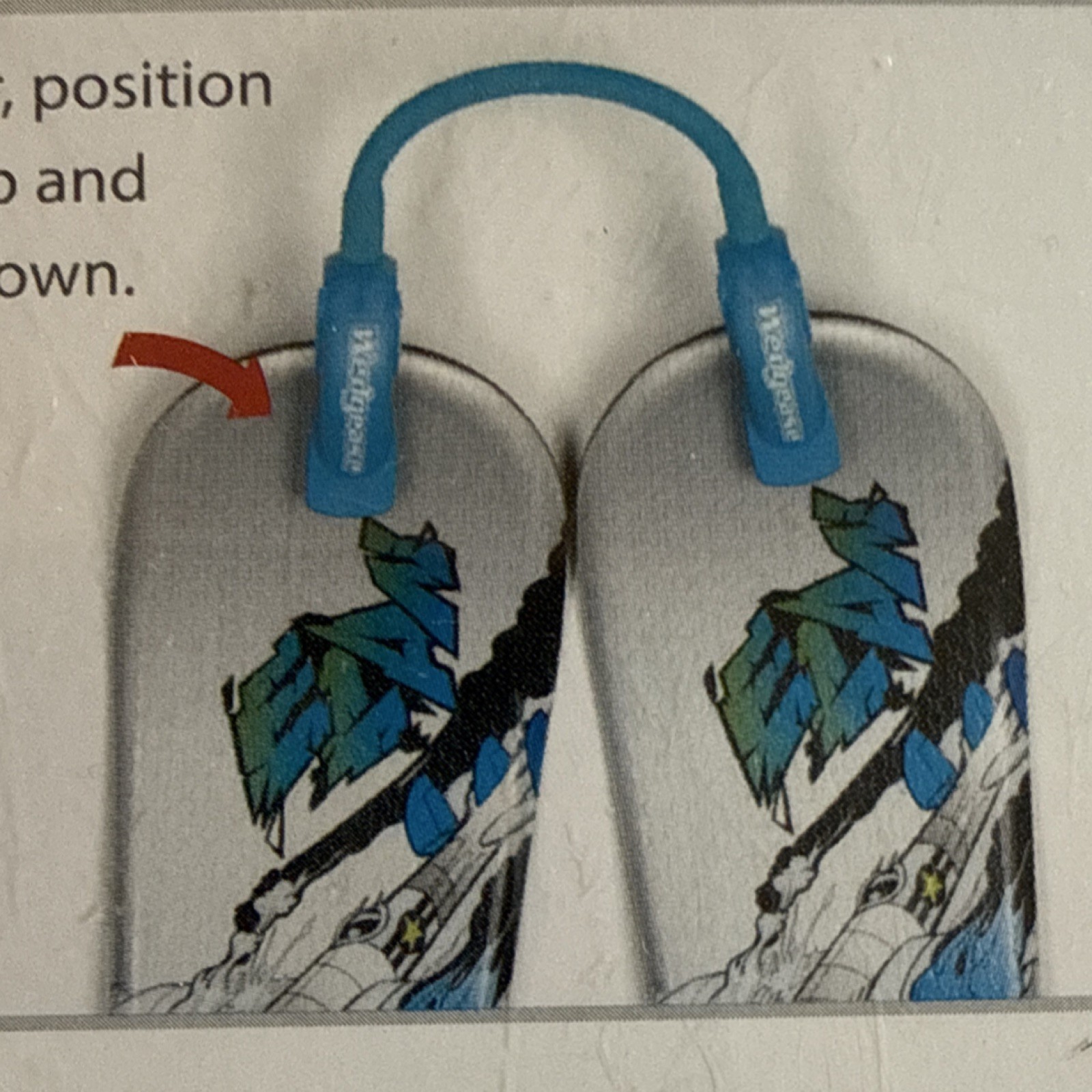 Launch Pad Ski Training Harness Blue Adjustable Straps Carry Pouch Winter Sport