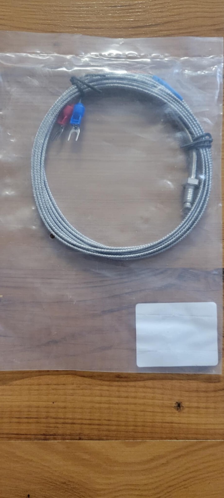 M6 Screw Fine Thread Type K Thermocouple Temperature Sensor Wire 0-400℃