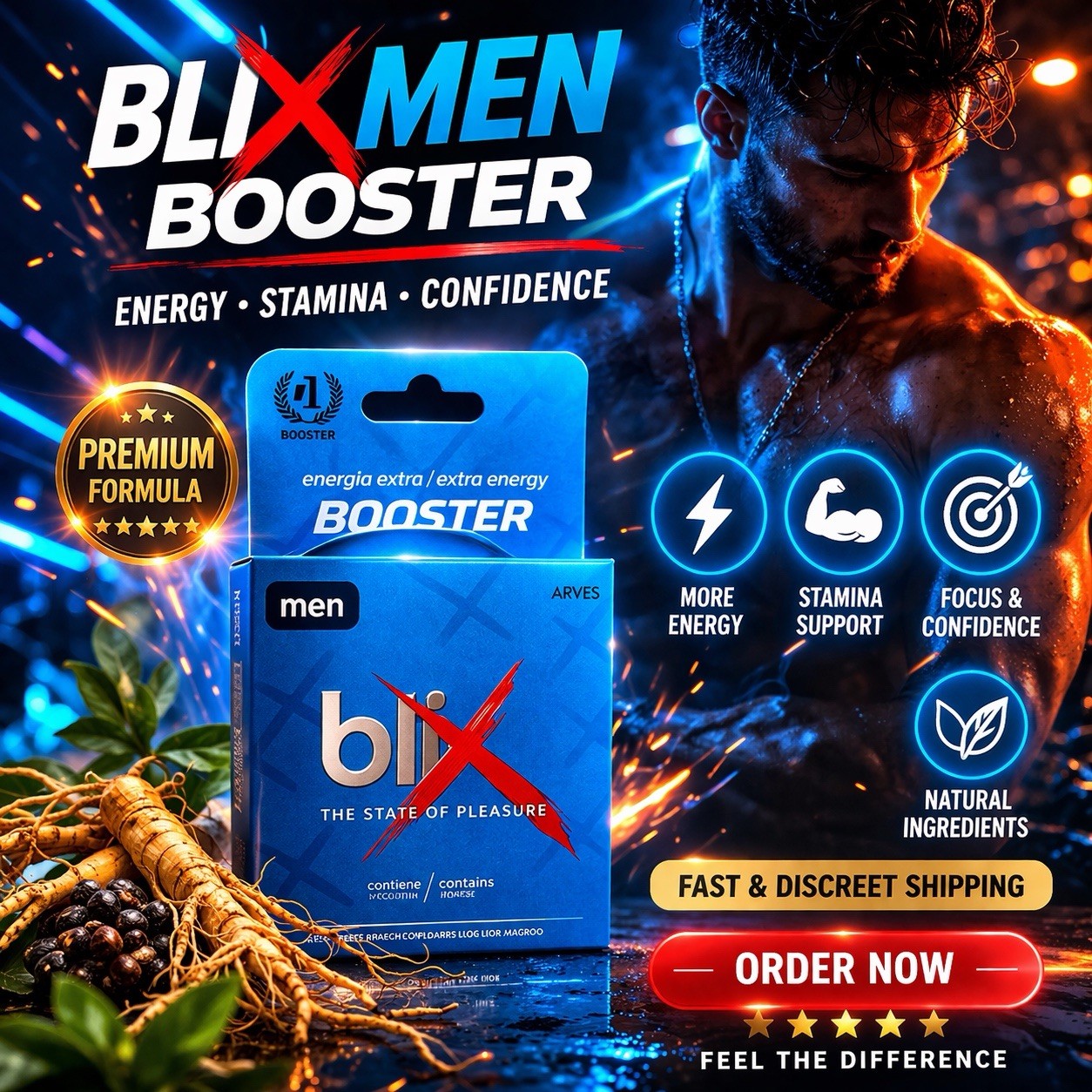 🔥Natural Energy & Performance Booster for Men | Feel the Difference Fast 💊