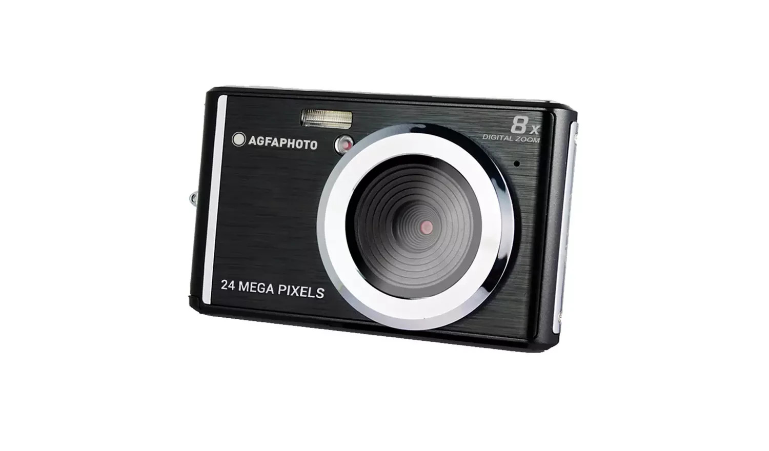 AGFAPhoto DC5500 Digital Compact Camera 24MP, 8x Zoom,Image Stabilization -Black