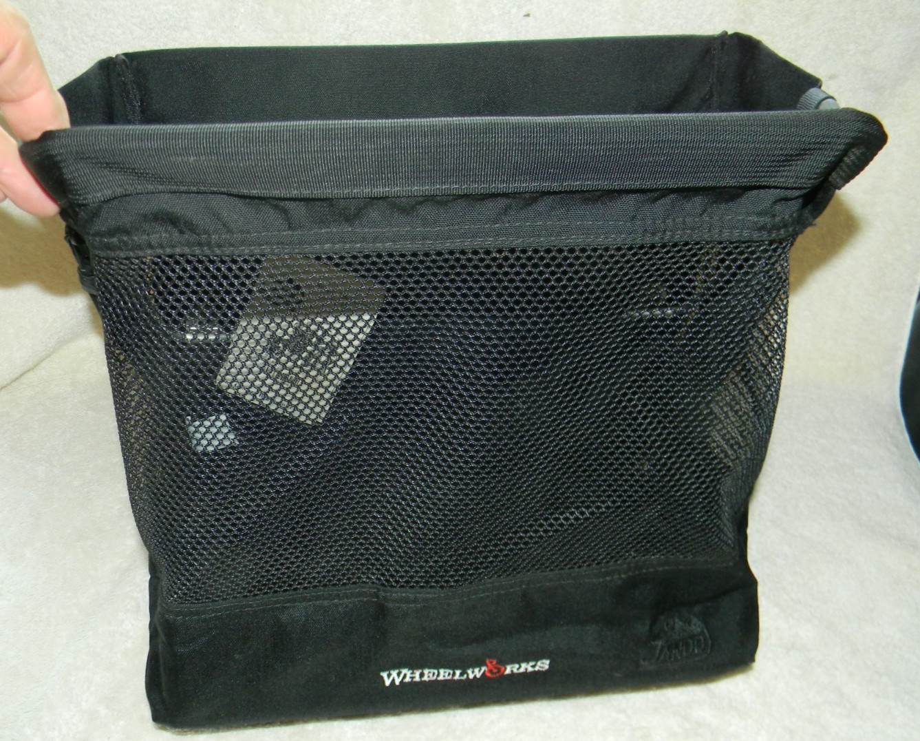 Jandd Wheelworks Grocery Bag Pannier ~ Mount To Bike Or Carry ~ Black ~ New