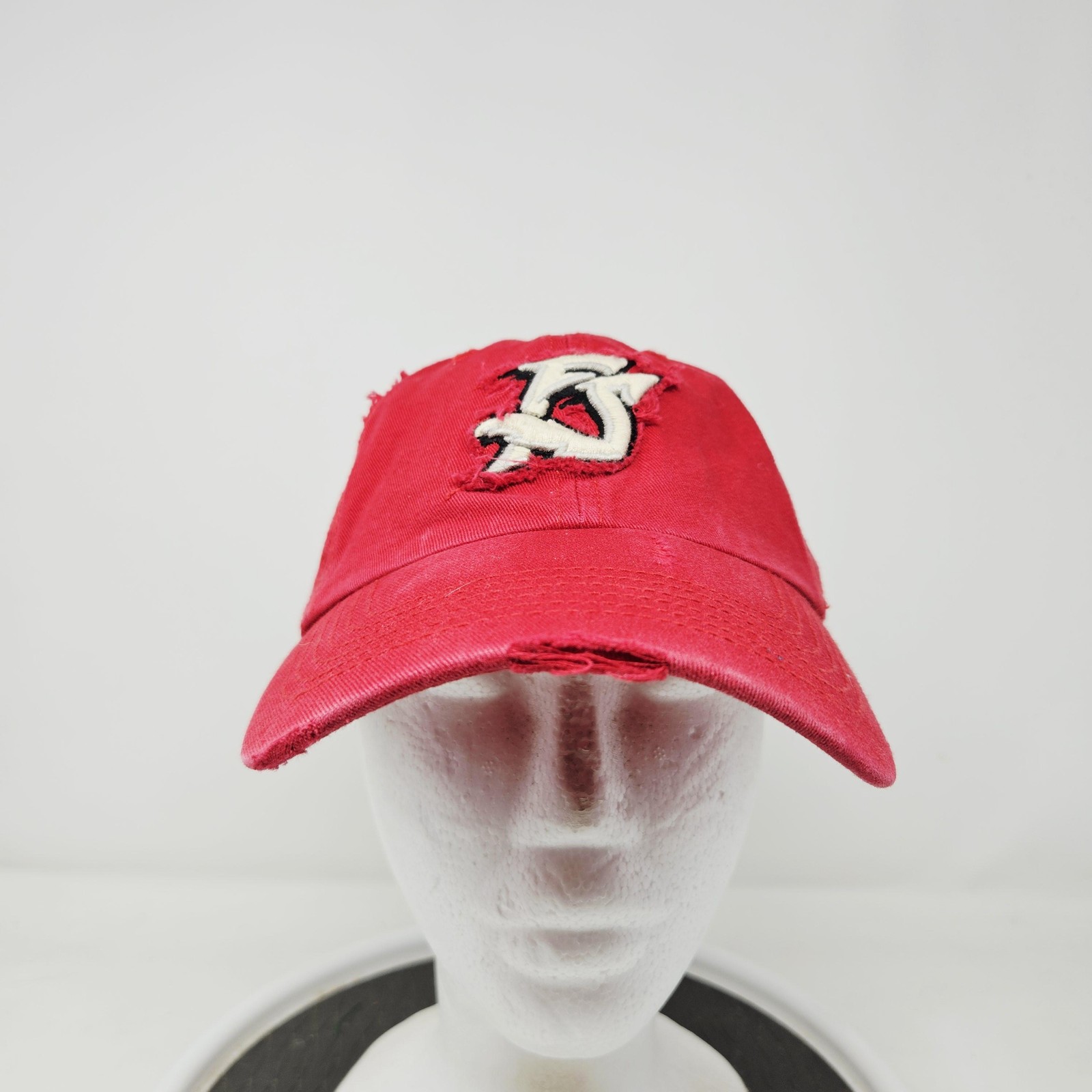 Minor League Baseball Hat Cap Strap Back Mens One Size Red MILB Baseball Dad