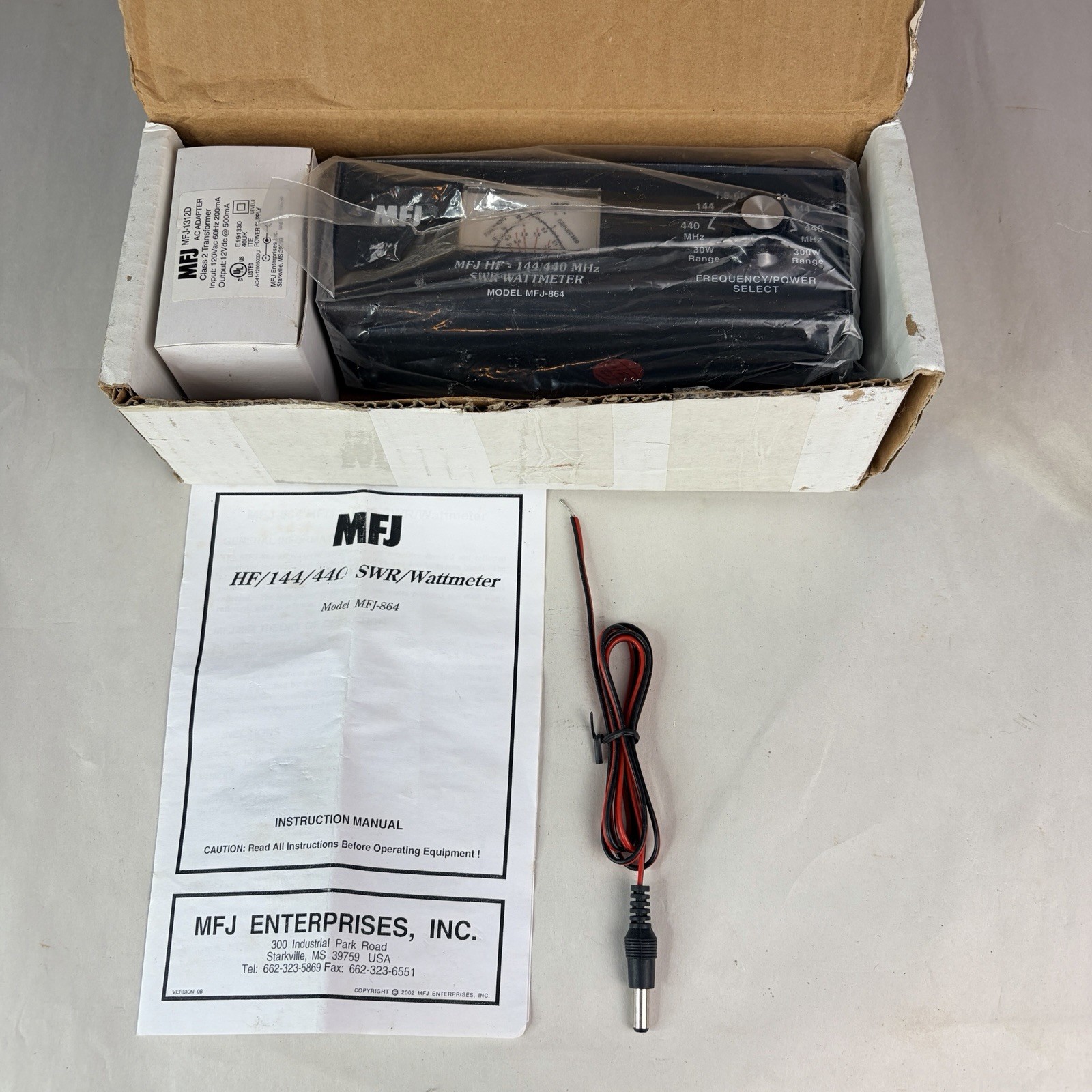 MFJ HF/144/440 MHz SWR Wattmeter MFJ-864