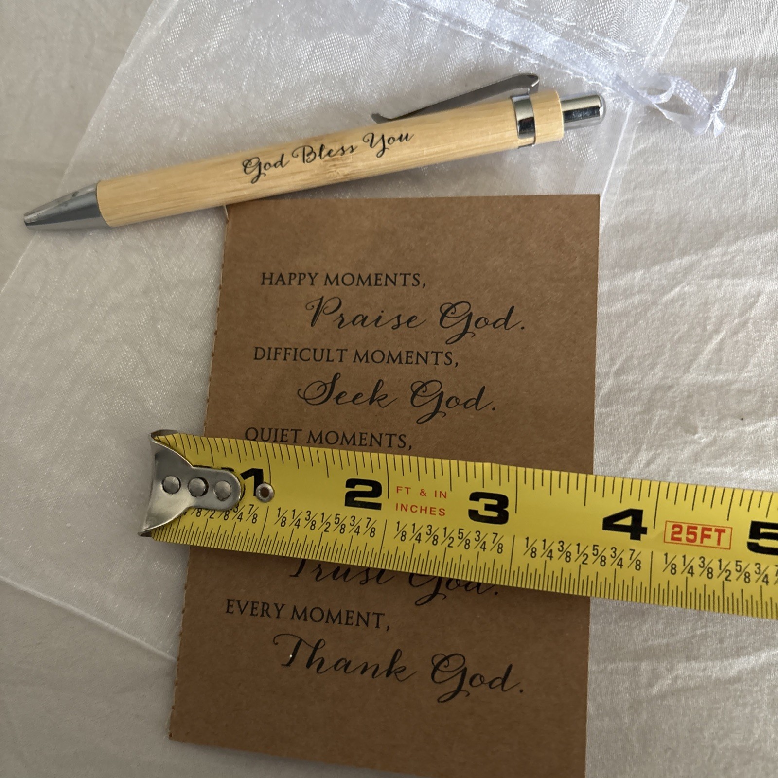 God bless You Pen And Little Note Pad