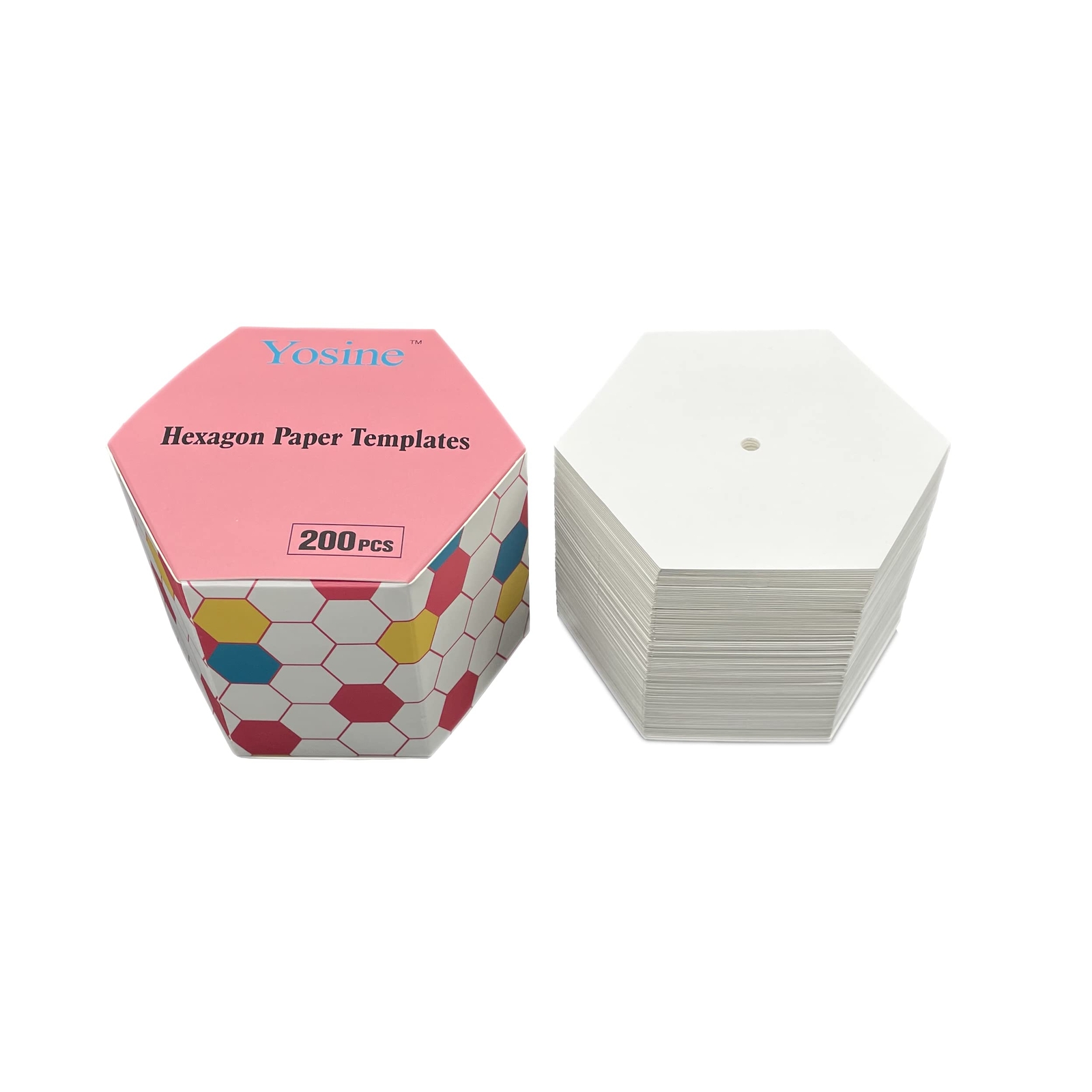 200pcs 2 Inch Paper Piecing Paper for Quilting DIY Patchwork Sewing CraftsQui...