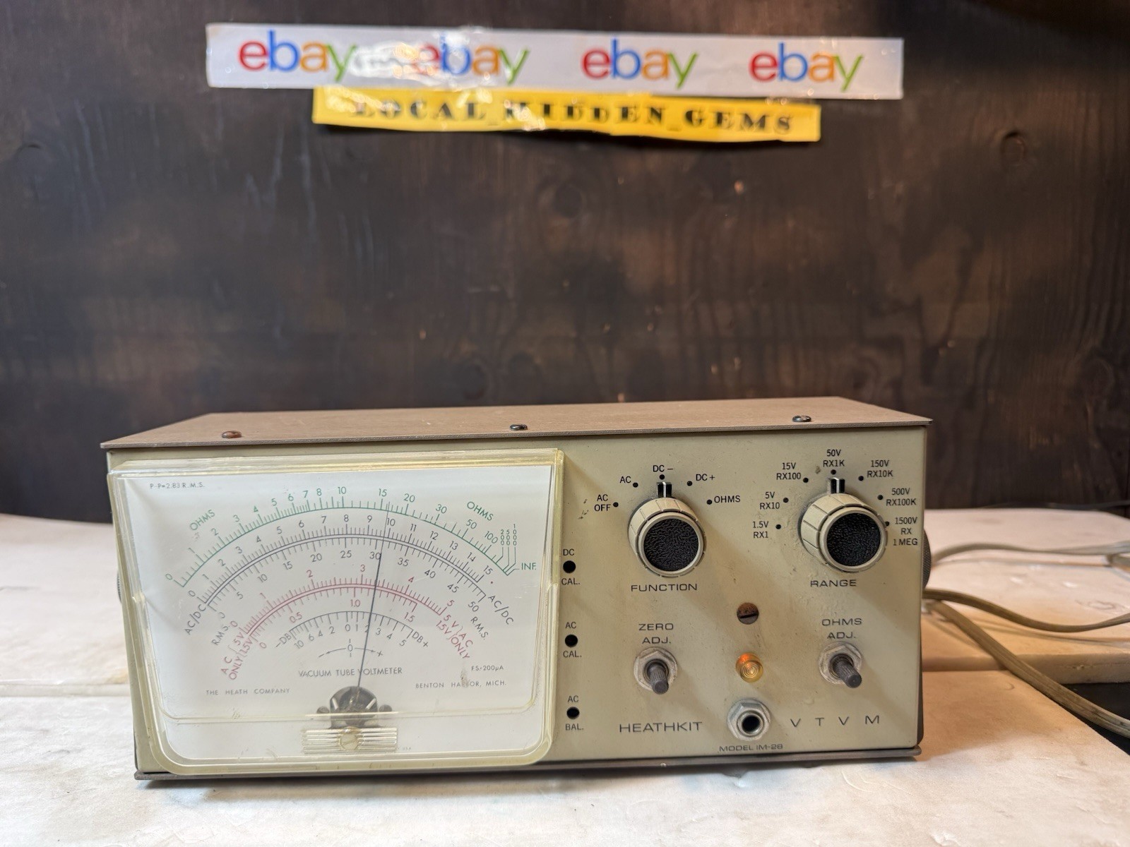 HEATHKIT IM-28 VTVM Vacuum Tube Voltmeter