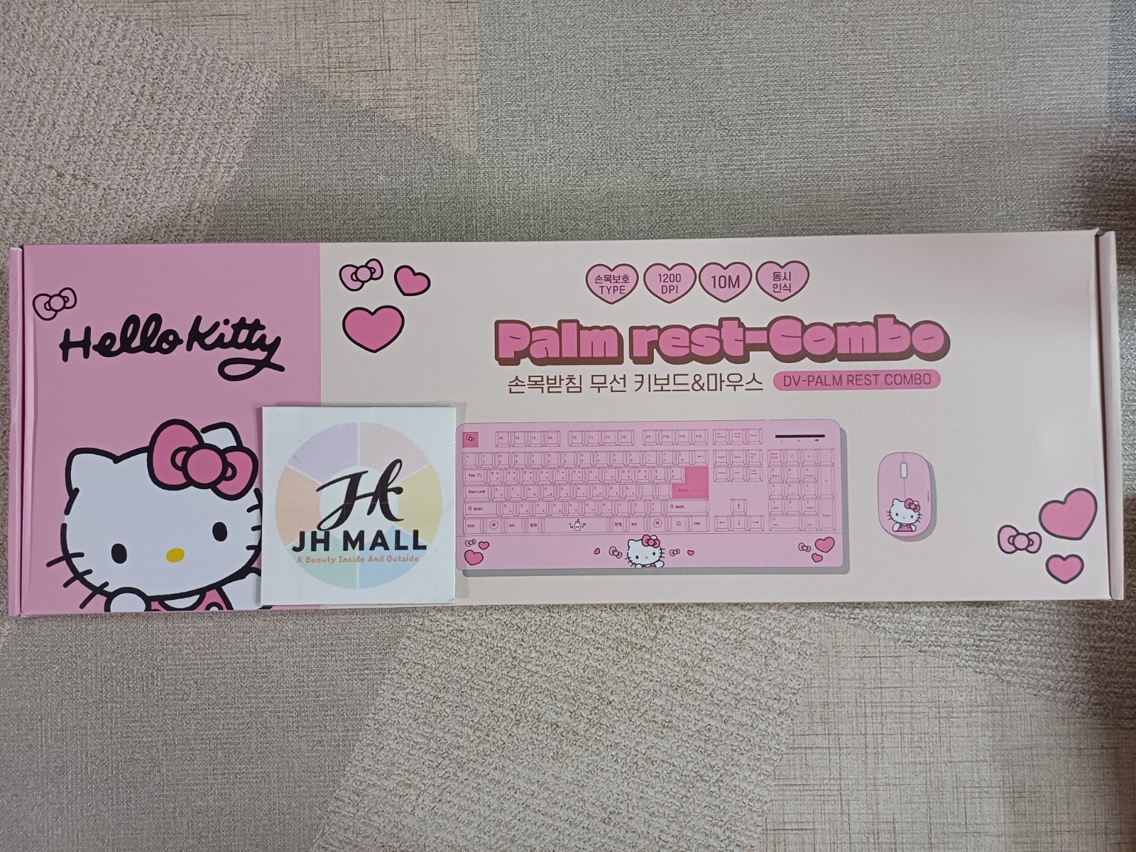 Sanrio Hello Kitty Wireless Keyboard Mouse Combo Set Korean & English / Tracking