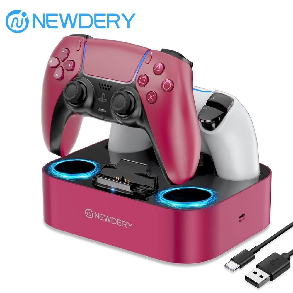 PS5 Fast Charger Station for PlayStation 5 & DualSense Edge Controller Dock