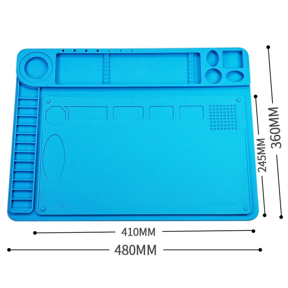 TE-601 480x360mm Silicone Soldering Mat for Soldering Station and Device Repair