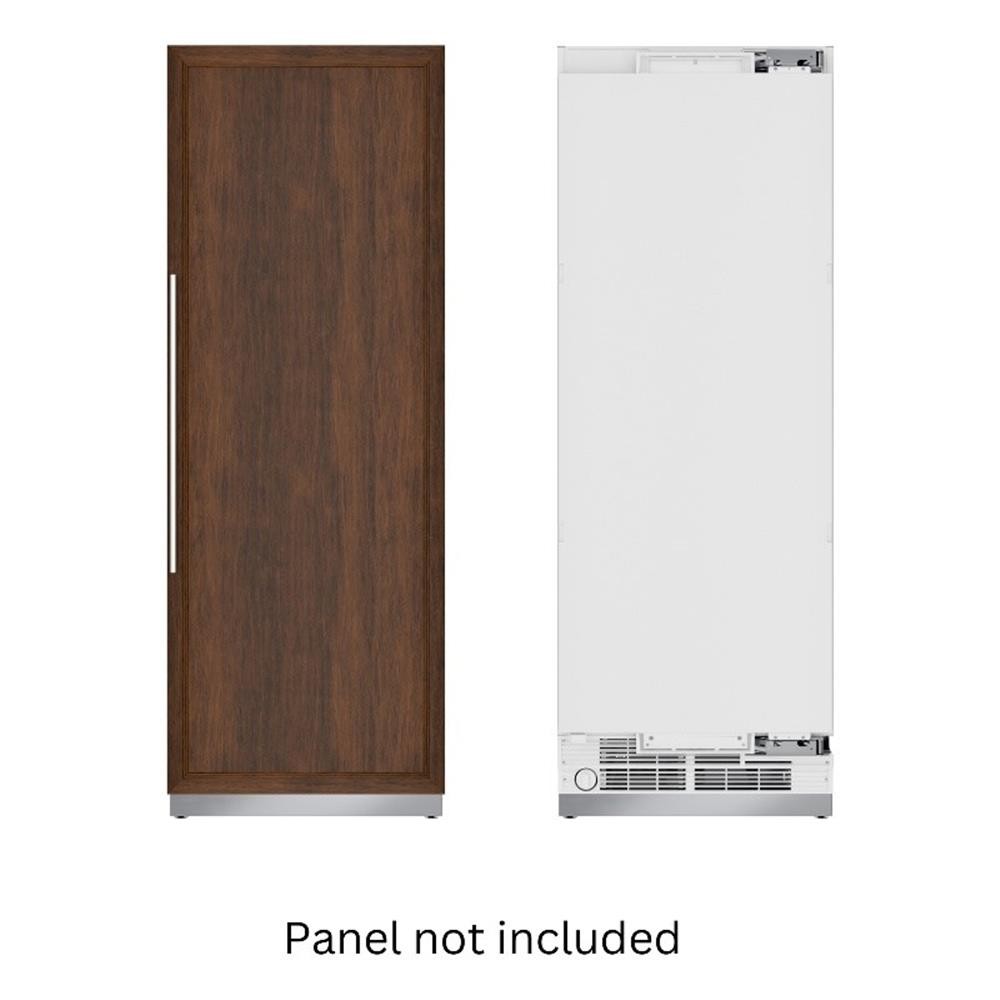 Pemberly Row Panel Ready 30" Refrigerator with 166 Cu Ft Capacity White