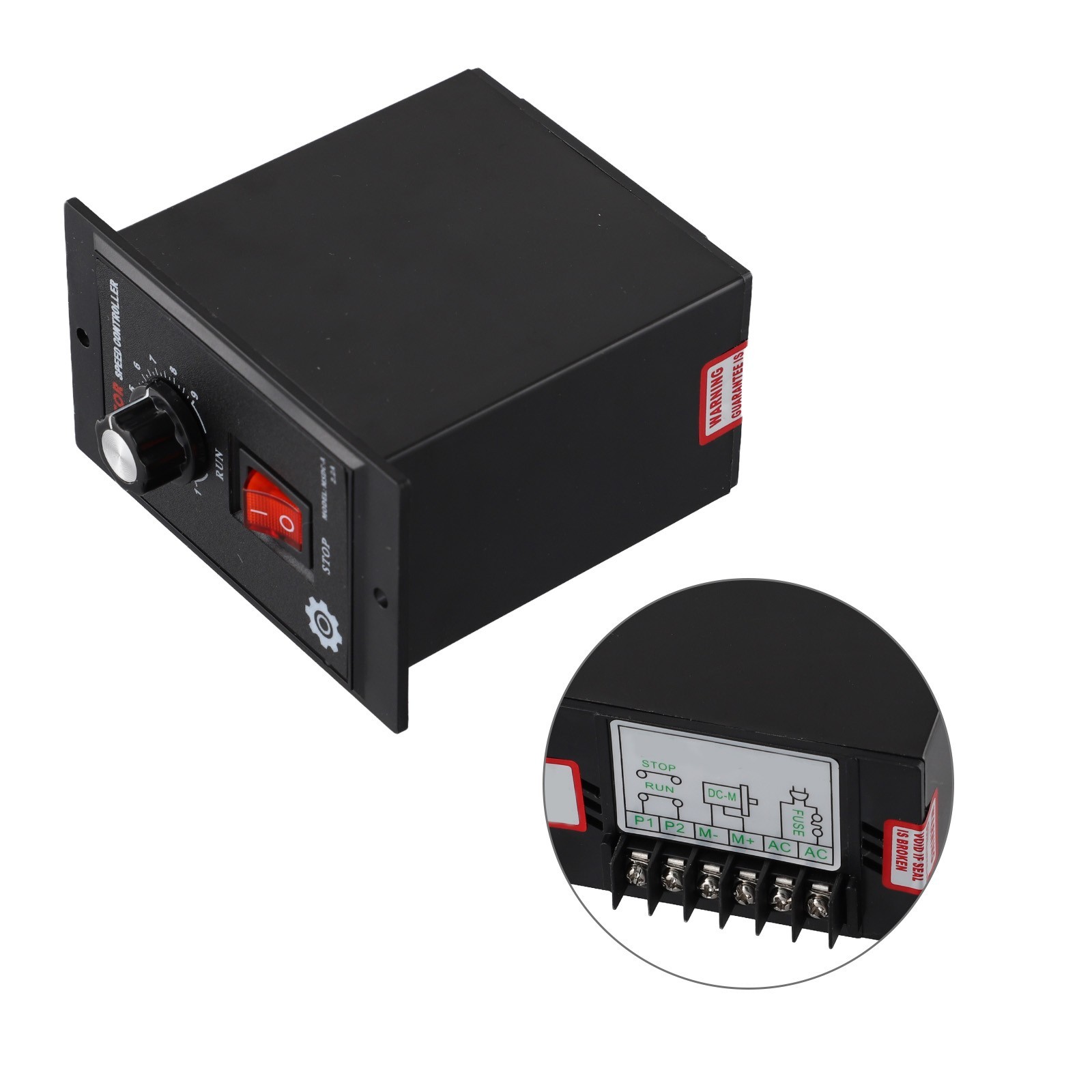Efficient Performance AC 110V to DC 90V Motor Controller for 500W Motor