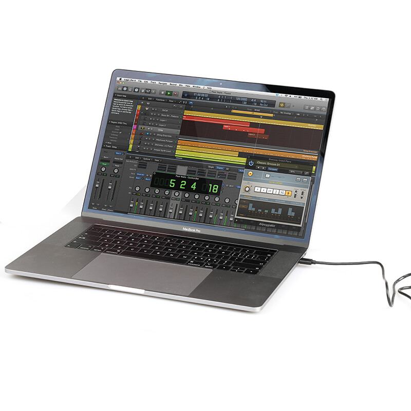 DOREMIDI MIDI to USB C Type-C Interface Cable Adapter 5 Pin Input&Output US