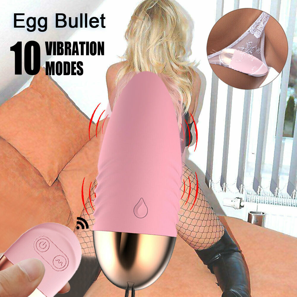 Remote Egg Bullet Vibrator Clit G-spot Dildo-Stimulator Nipple Sex Toy for Women