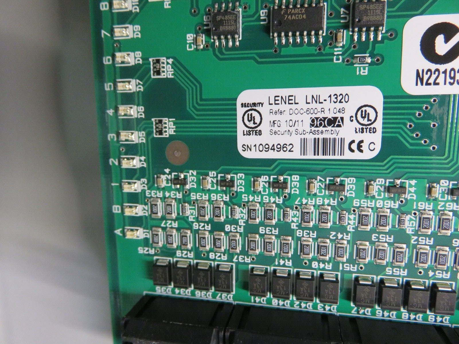 LENEL LNL-AL600ULX-4CB6 with 6 x LNL-1320 Interface Modules