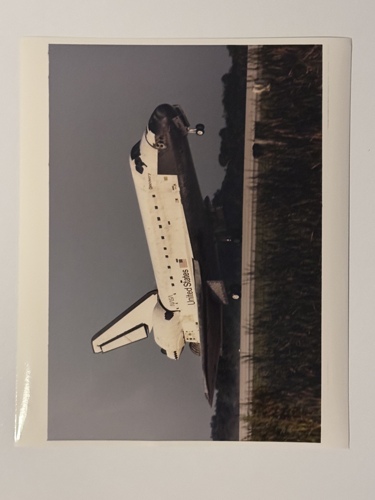 NASA STS-70 Discovery Landing Rollout Press Photo