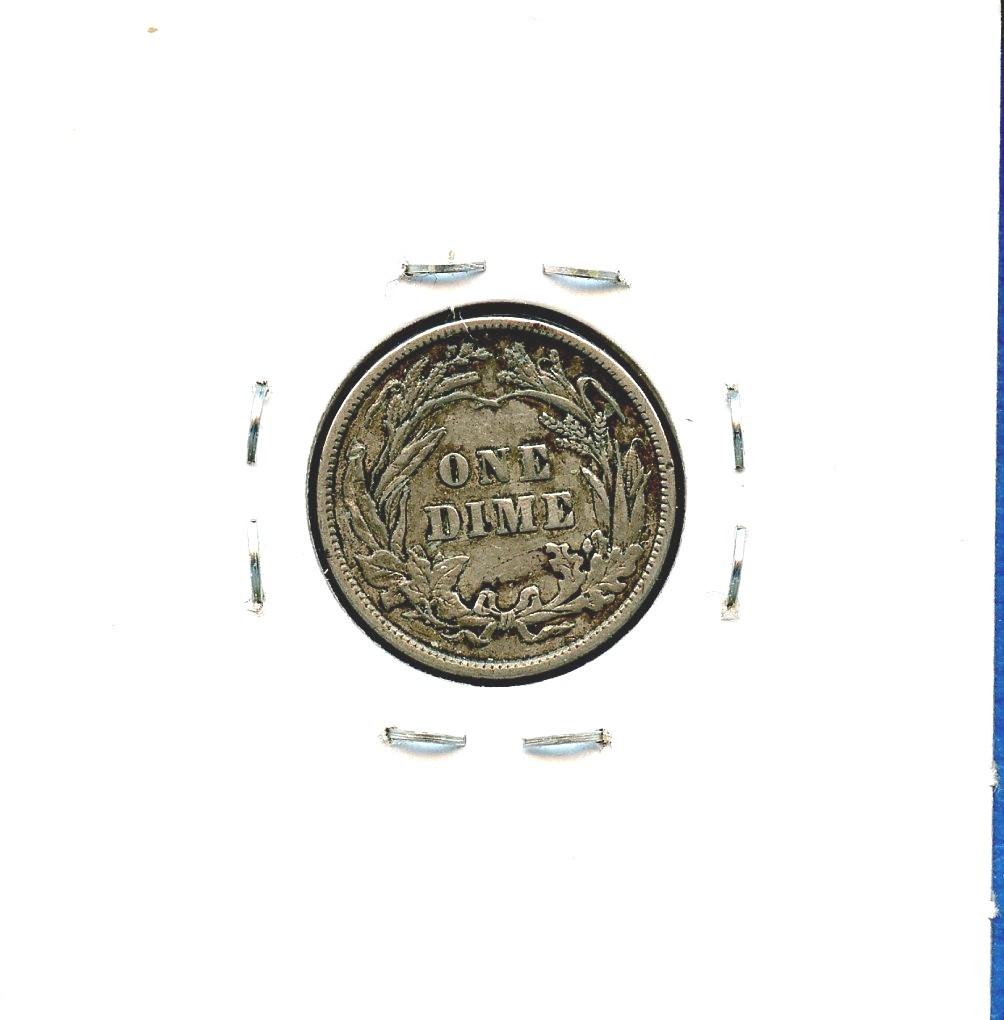 1910 Barber Dime .10c Silver US Mint Coin