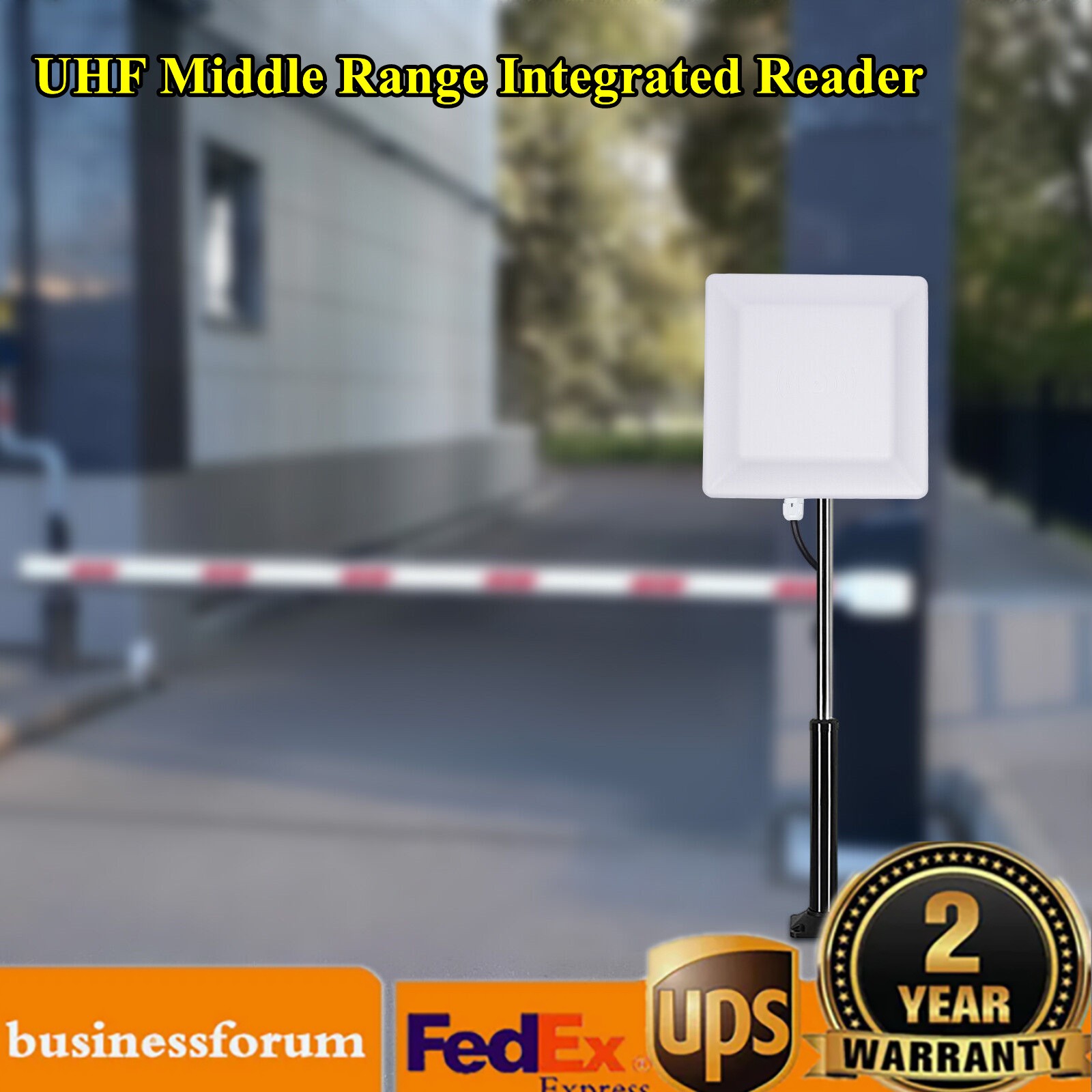 IP65 UHF RFID Long Range Card Reader Wiegand 8bit Parking System Access Control