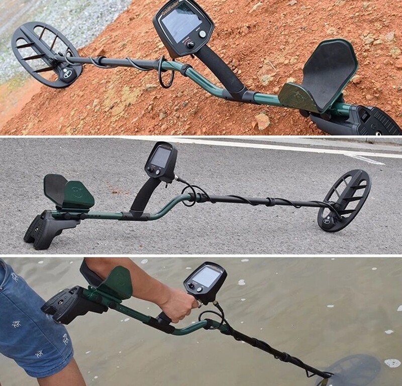 Detector De Metales Oro y Plata Gold Finder Metal Detector w/ Waterproof Coil