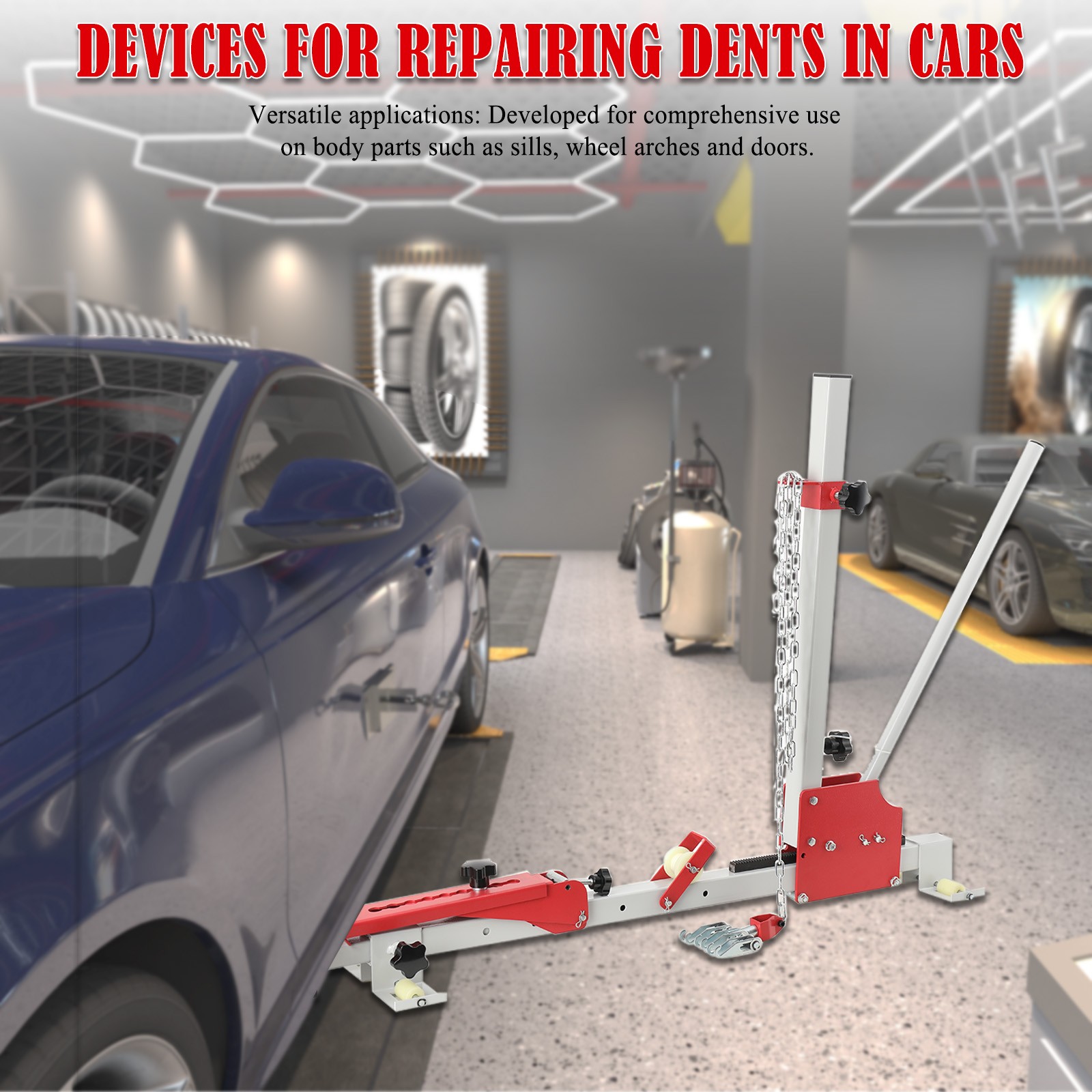 Car Body Dent Repair Tool Pulling System Machine Auto Dent Removal Puller