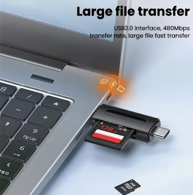 Card Reader USB 3.0 Type C Micro SD TF OTG Smart Memory Adapter Laptop Computer