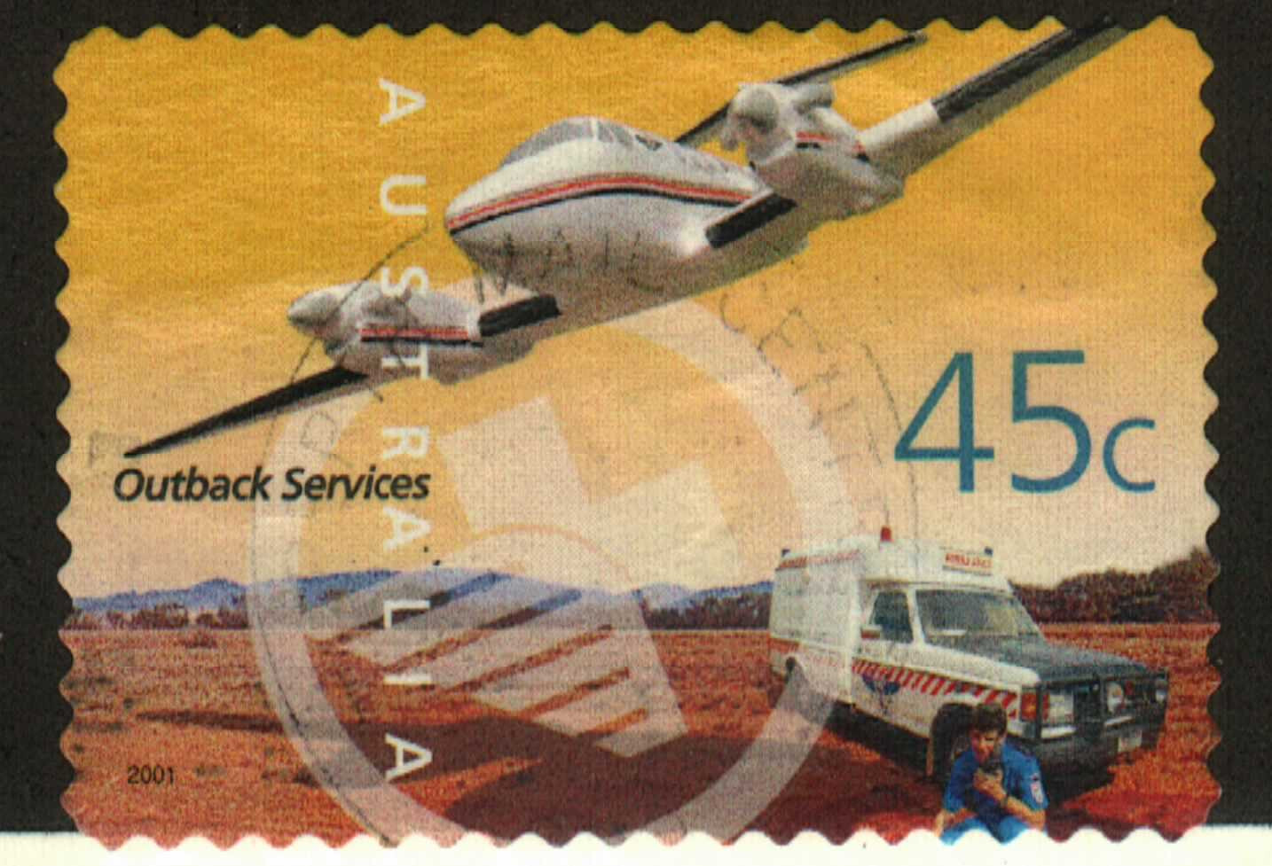 Australia #1971 used Plane