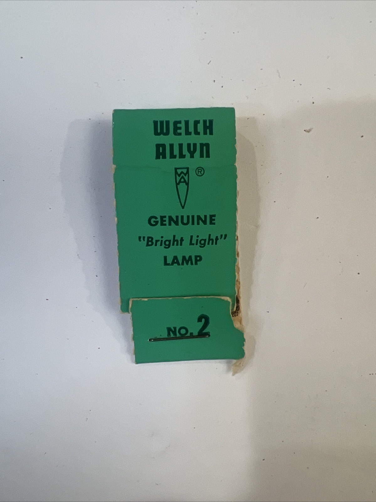 Welch Allyn Genuine Bright Light Lamp No 2 Number 2 Vintage