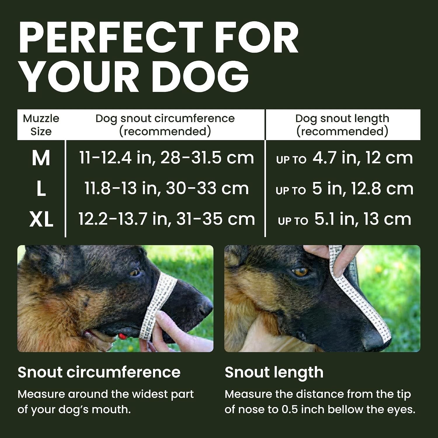 Durable Metal Dog Muzzle for German Shepherd