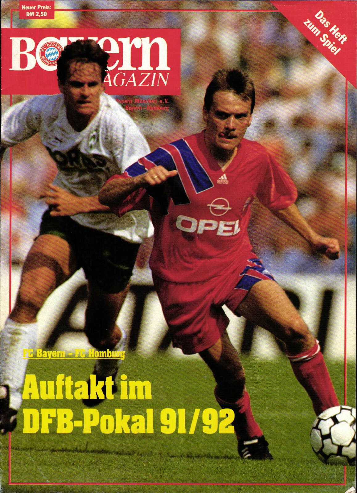 Dfb Cup 91/92 Fc Bayern Munich - Fc Homburg, 17.08.1991