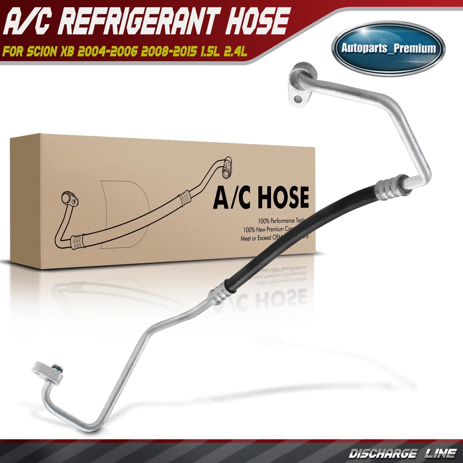 A/C Refrigerant Discharge Hose for Scion xB 2004-2015 1.5L 2.4L High Pressure