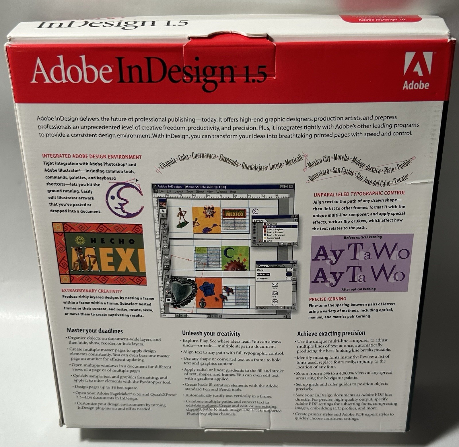 Adobe InDesign 1.5 Upgrade Versions For Windows