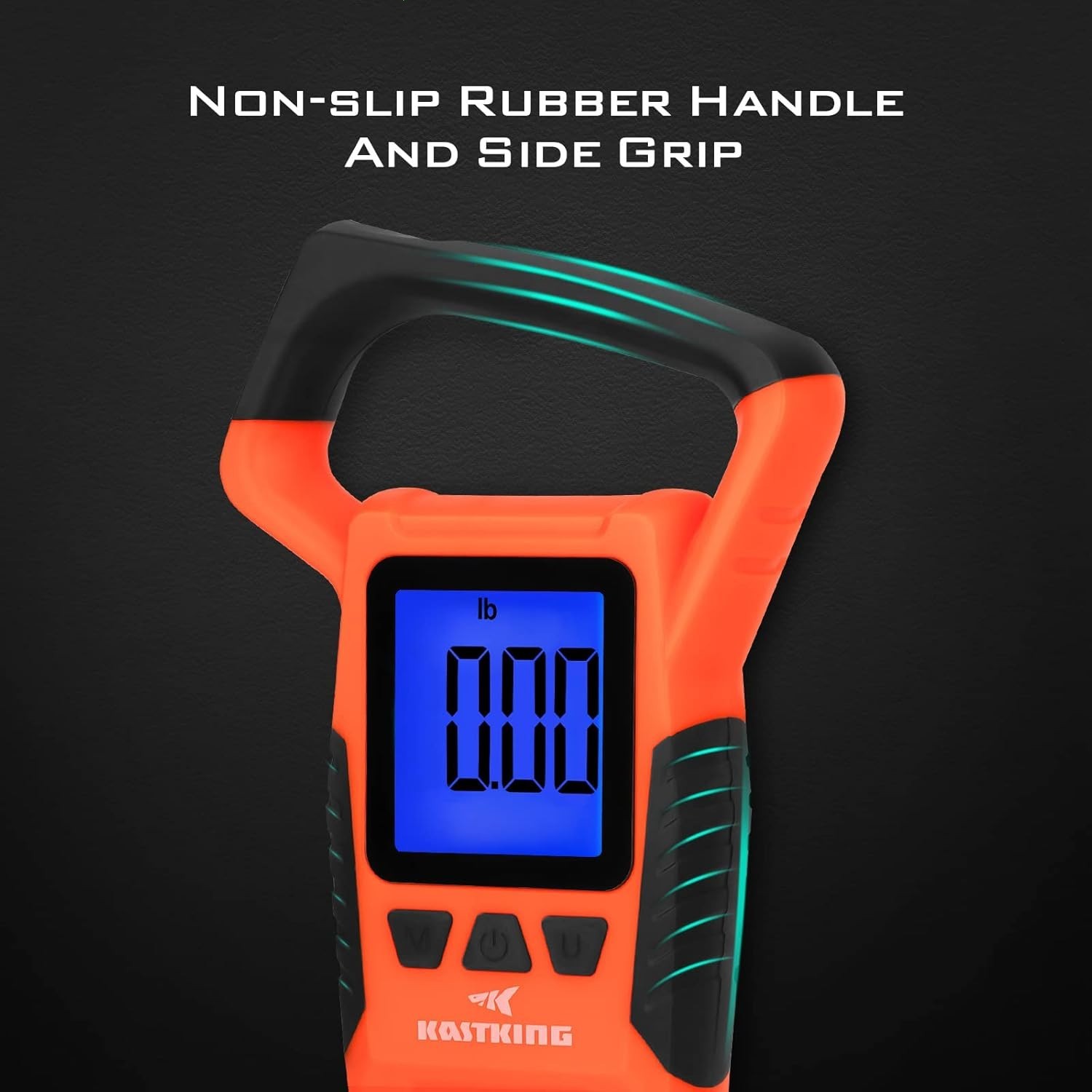 Fish Scale, WideView Floating Waterproof Digital Scale, 2.5” Large LCD Display,