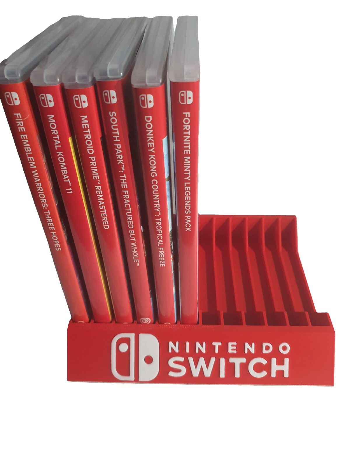 Nintendo Switch Game Case Holder Videogames Gameroom Storage Customize Colors