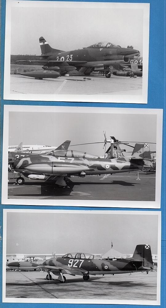 1970-80s Lot 3 Original Jet Fighter Photos Fiat G.91 and Trainer