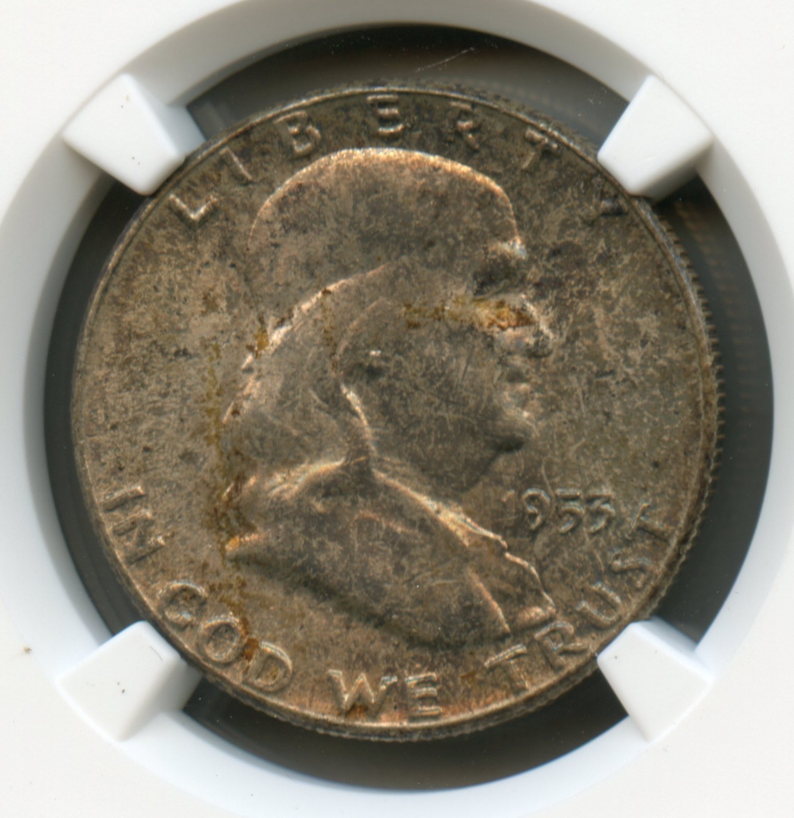 1953 Franklin Silver Half Dollar NGC MS 65