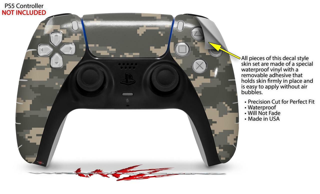 Skin Sony PS5 Controller WraptorCamo Digital Camo Combat