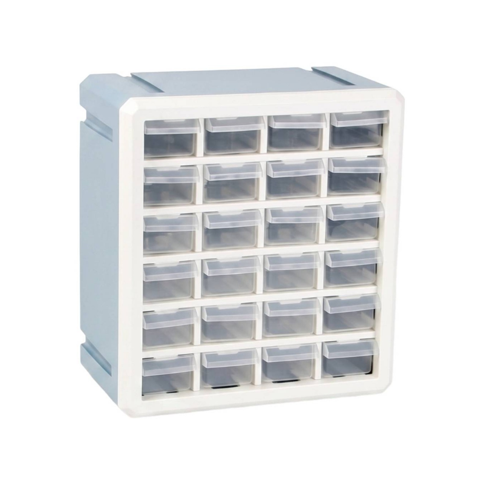 24-Compartment Drawer Cabinet Compact Tabletop Parts Organizer