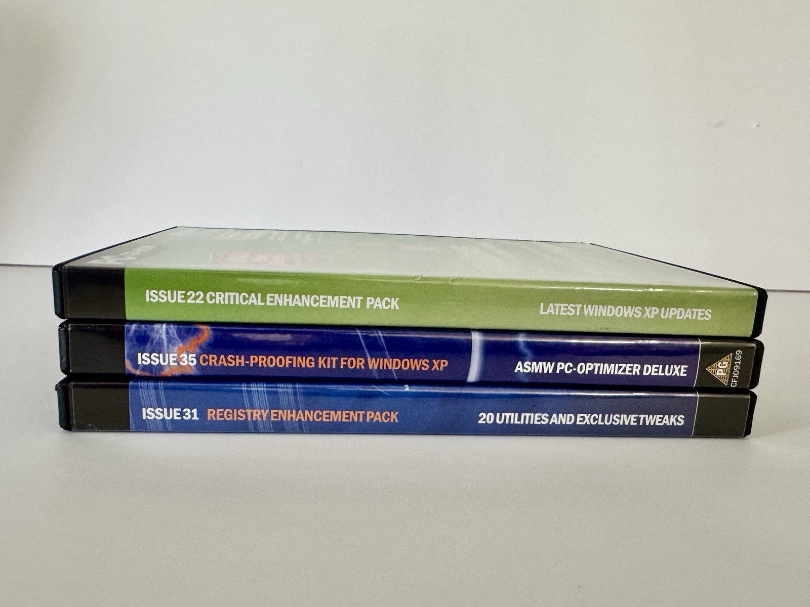 Windows XP Software Lot 3 PC CD-ROM Registry Crash Critical Packs