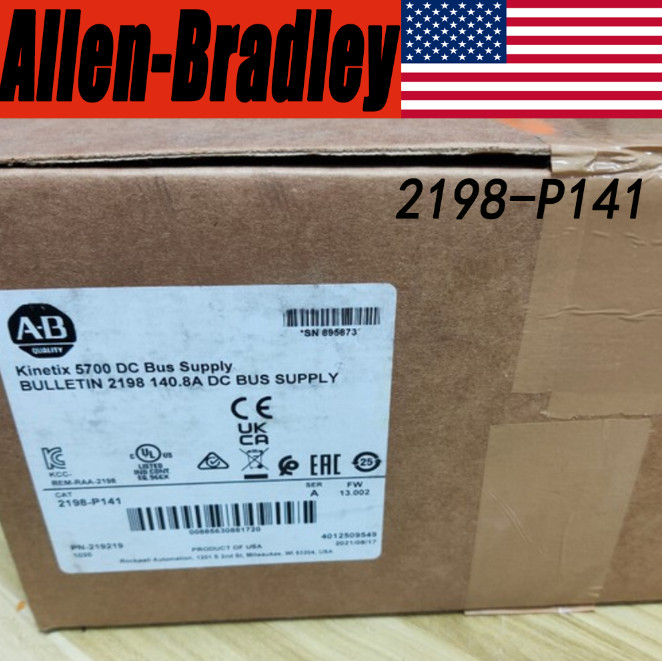 2198-P141 New AB Factory Sealed Kinetix 5700 DC Bus Supply 2198P141 PLC 1PC US