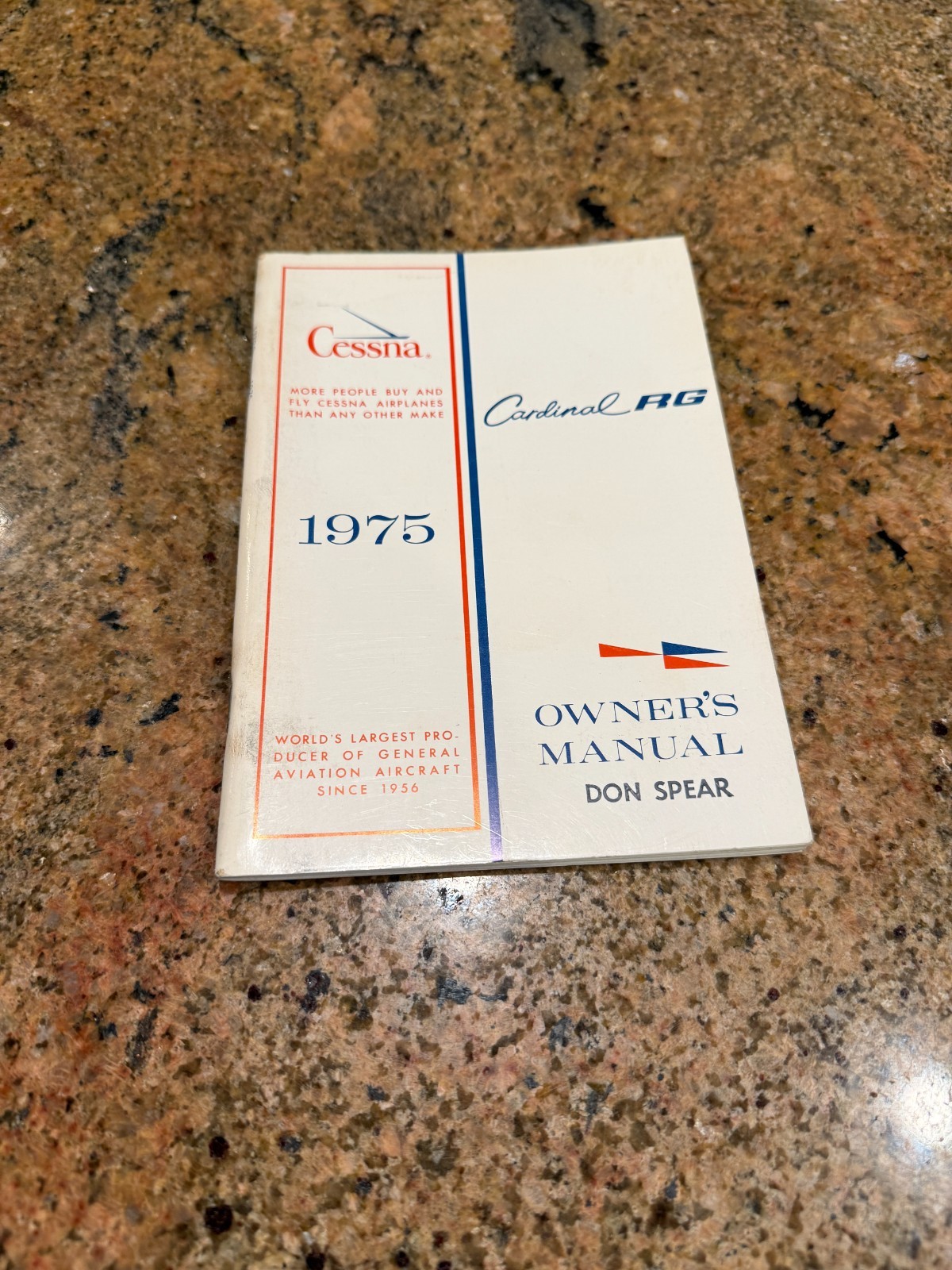 Cessna Model 177RG Cardinal RG Owner's Manual 1975 Original