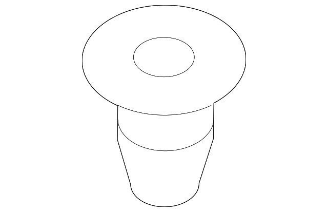 Genuine BMW Engine Coolant Reservoir Grommet 17-13-8-642-788