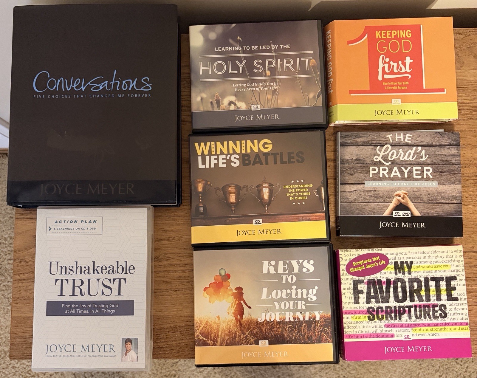 Joyce Meyer CD & DVD lot- Teachings / Bible study / Christian audio & Video