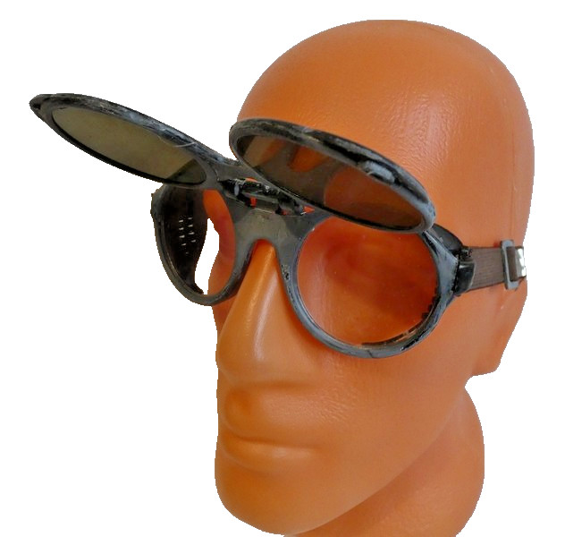 Protective Goggles Safety Glasses Soviet Russian Industrial USSR Made Original