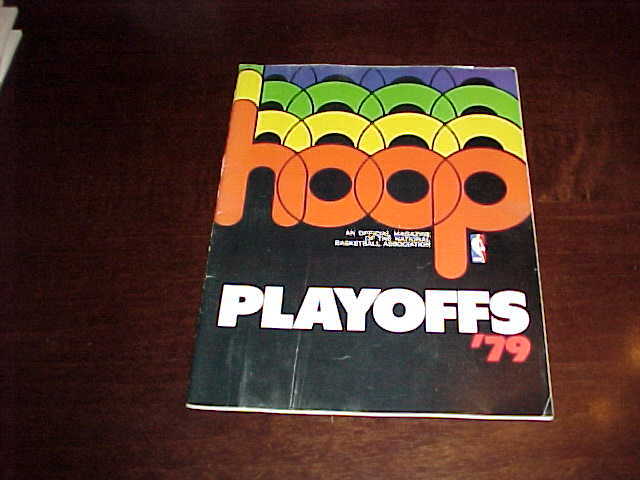 1979 Washington Bullets Playoff Basketball Program