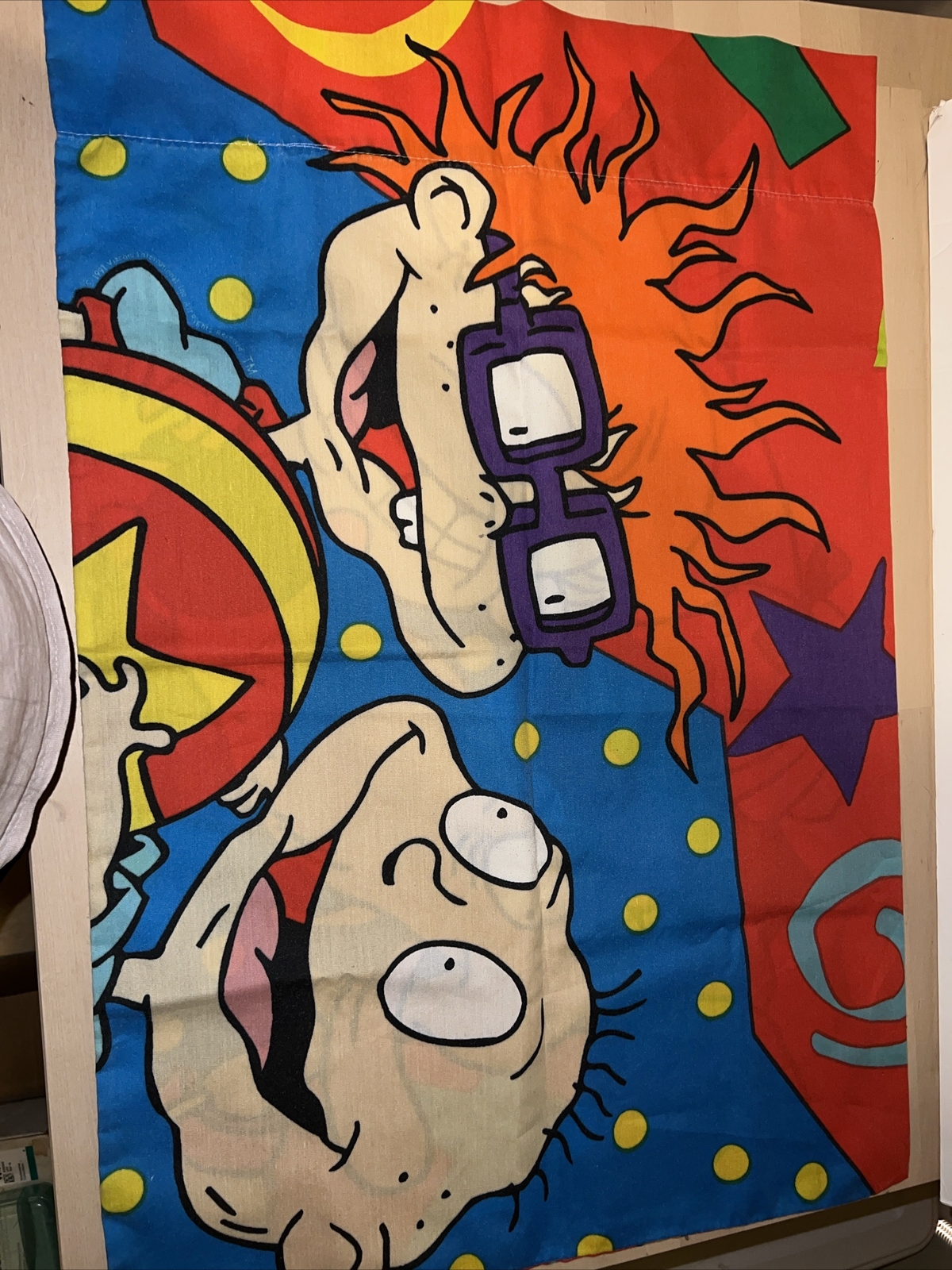 Vintage Rugrats Pillow Case Fits Standard Pillow