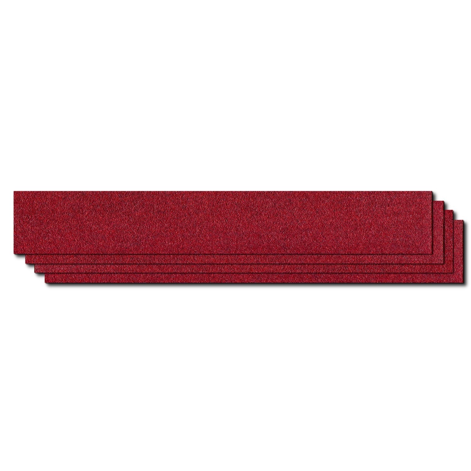 3M 01177 Red Abrasive Hookit 320 Grit 2.75 in X 16.5 in Sanding File Sheet 25qty