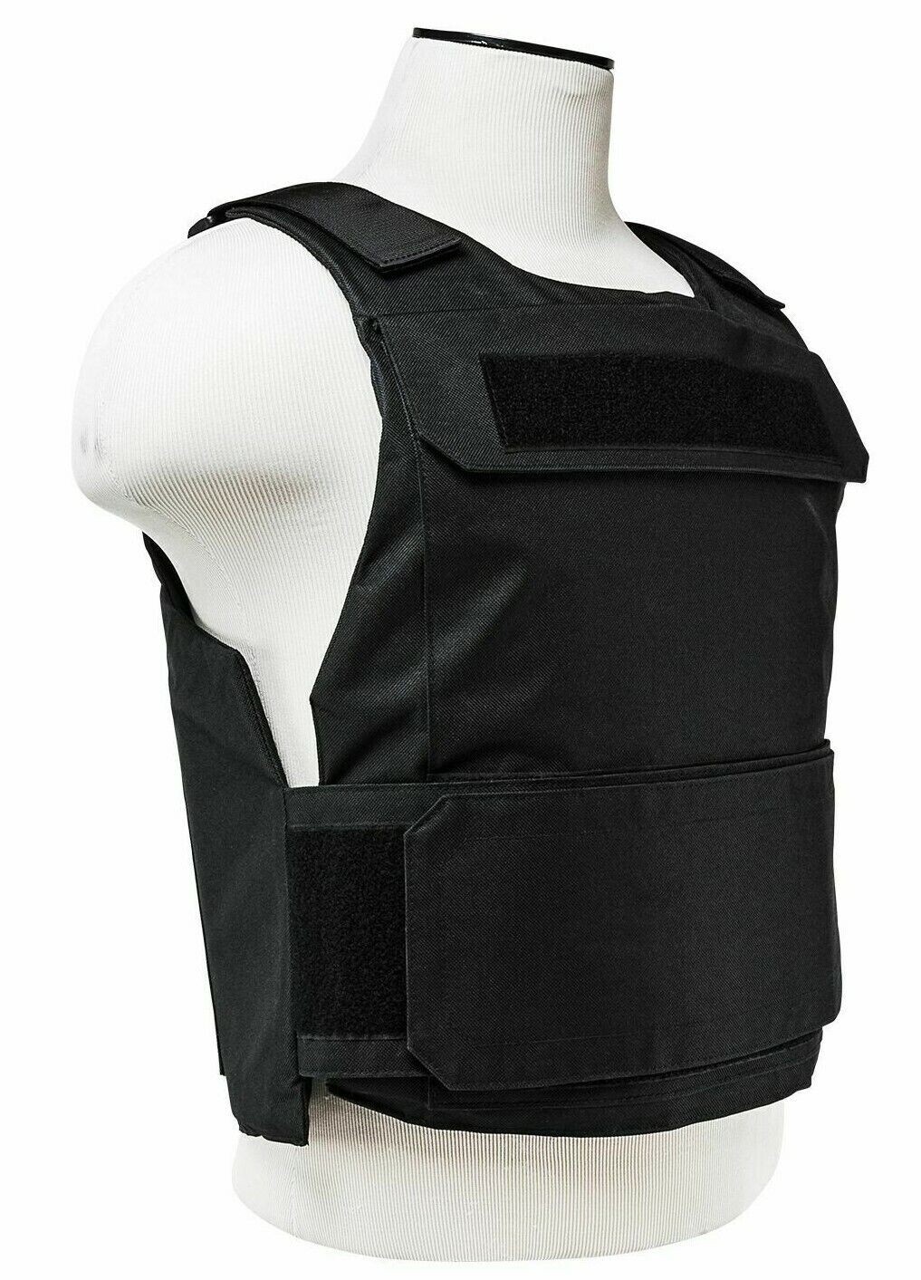 VISM Discreet Plate Carrier Vest MED-2XL w/ External Pkt Shooting Tactical BLK