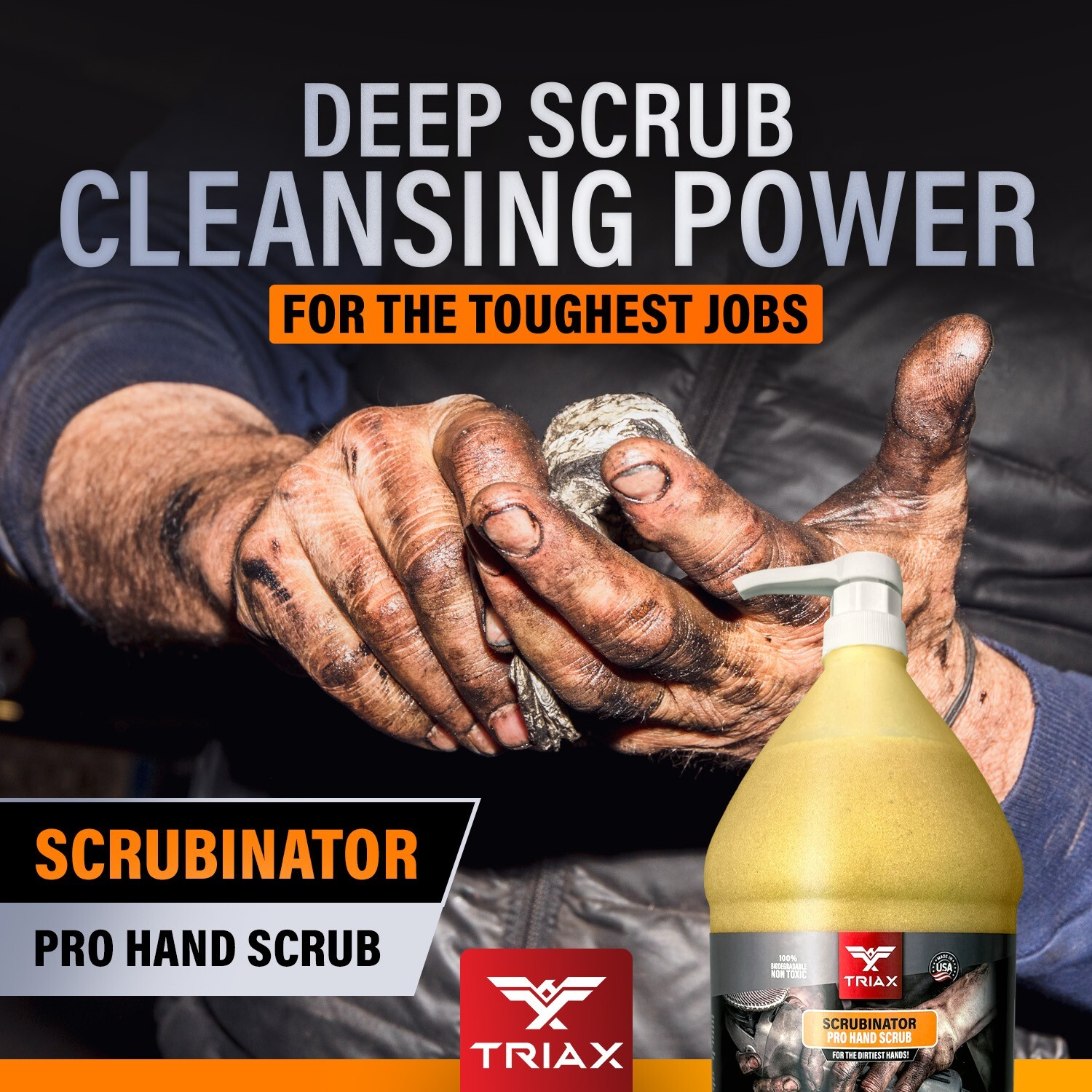 TRIAX Scrubbinator - Hand Scrub and Cleaner (1 Gallon)