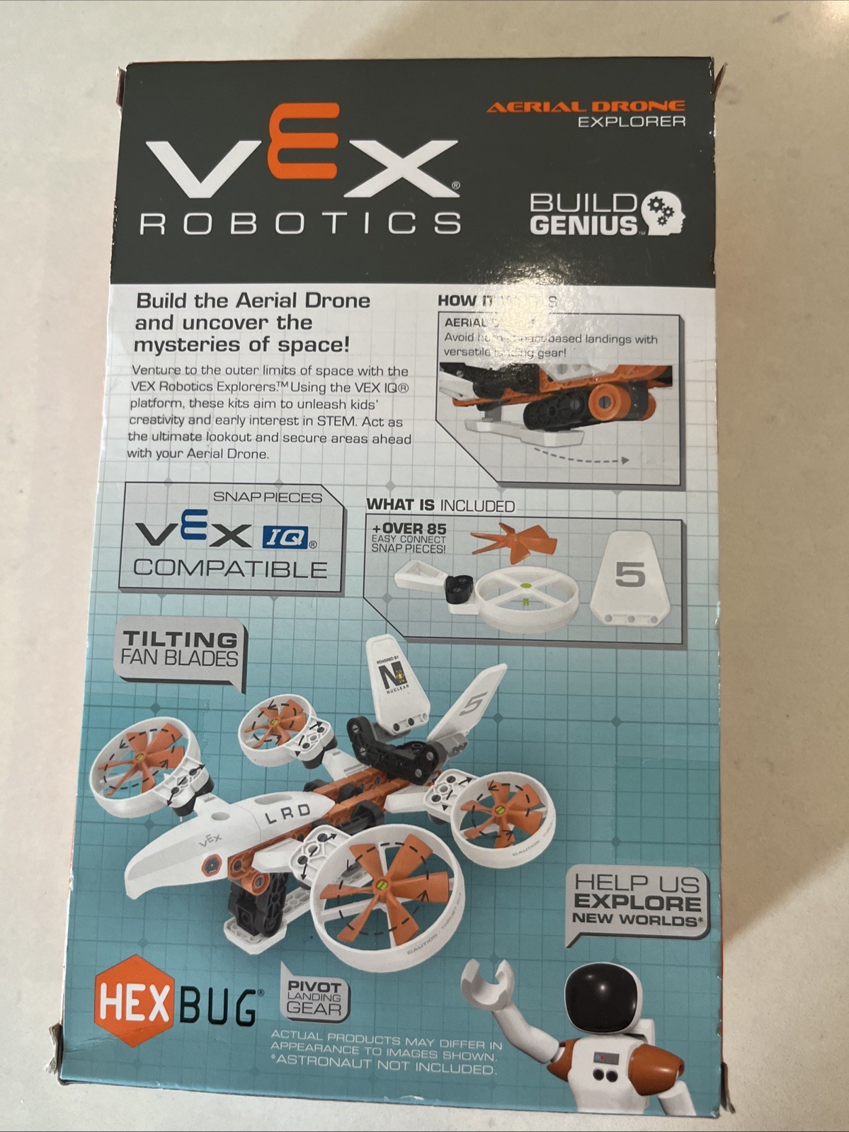 Hexbug Vex Robotics Aerial Drone Explorer Construction STEM Starter Kit. New