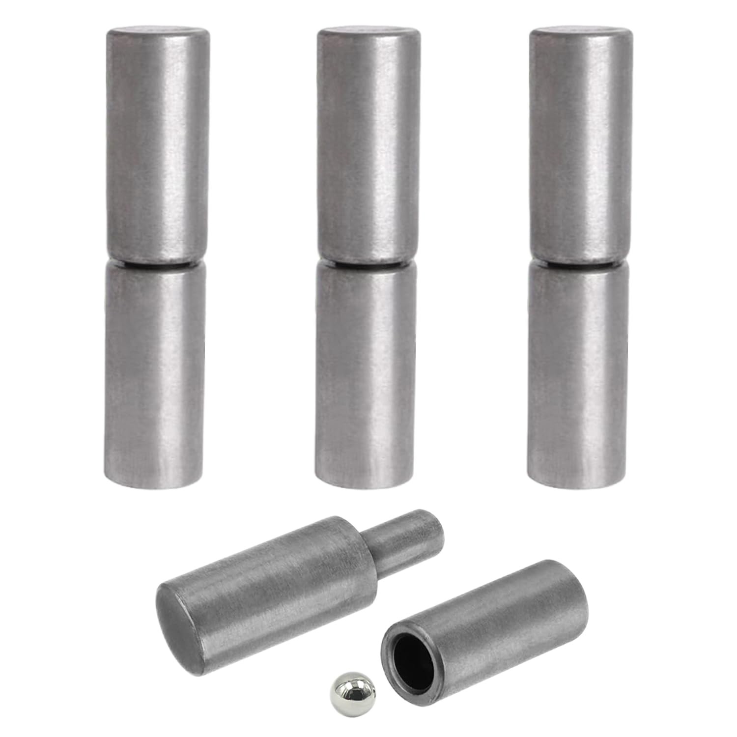 4 PCS Weldable Barrel Hinges 4x1" Heavy Duty Steel Weld On Bullet Gate 1200
